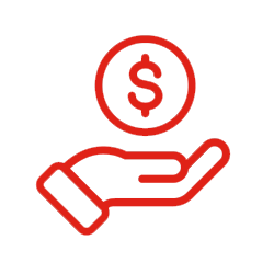 Money saving tips icon